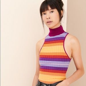 Urban Outfitters Janet Sleeveless Turtleneck